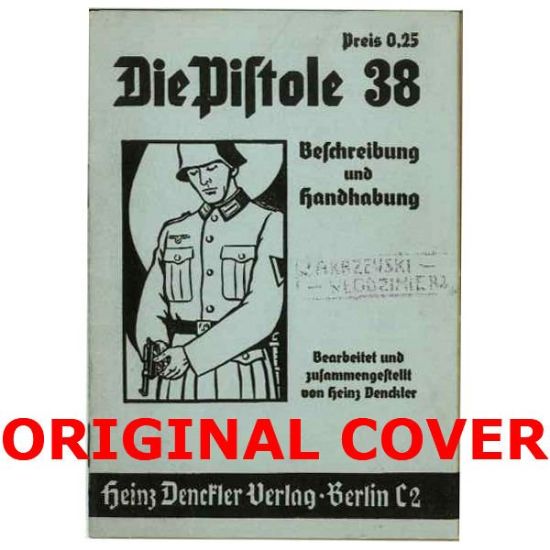 Picture of P38 MANUAL, DIE PISTOLE 38
