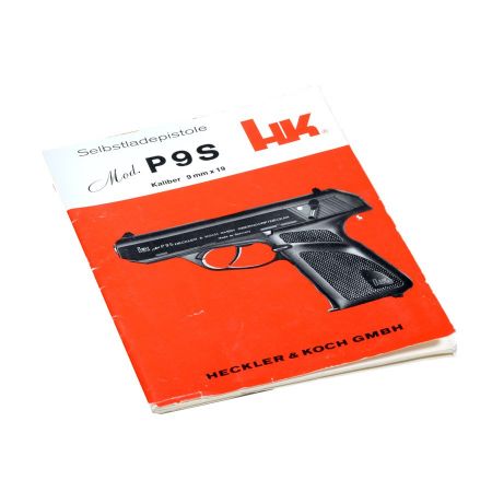 Picture of HK P9S 9MM MANUAL, ORIGINAL GERMAN PRINTING WITH FOLDOUT