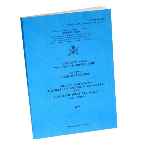 Picture of AUSTRALIAN ARMY MANUAL OF LAND WARFARE, INCLUDES L1A1 L2A1 INFORMATION
