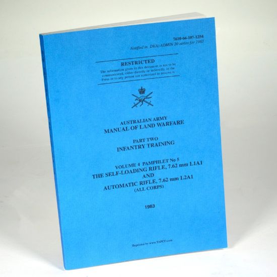 Picture of AUSTRALIAN ARMY MANUAL OF LAND WARFARE, INCLUDES L1A1 L2A1 INFORMATION