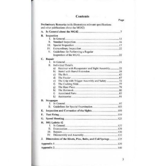 Picture of MG42 ARMORERS REPAIR MANUAL