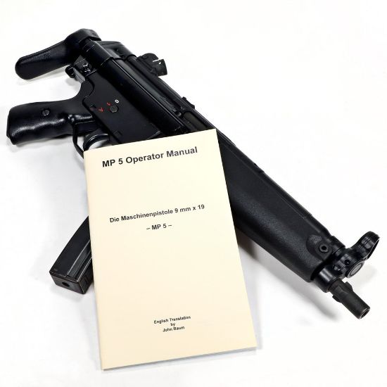 Picture of MP5 GERMAN ARMY OPERATOR MANUAL, IN ENGLISH