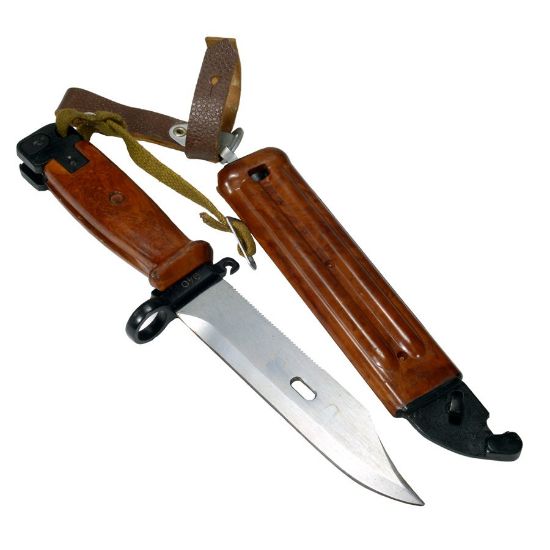 Picture of RUSSIAN TYPE-2 AKM AK74 BAKELITE BAYONET,  IZHEVSK