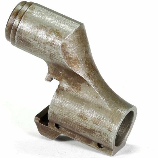 Picture of AK47 GAS CHAMBER NEW IN WHITE, SURFACE RUST
