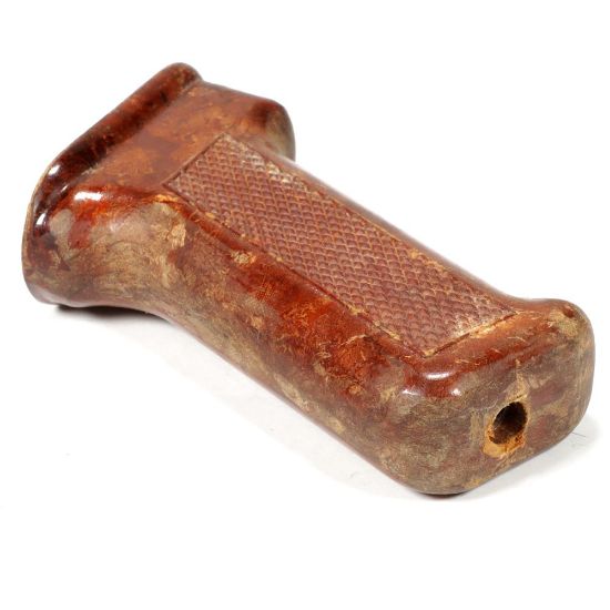 Picture of RED POLISH BAKELITE AK PISTOL GRIP, USED