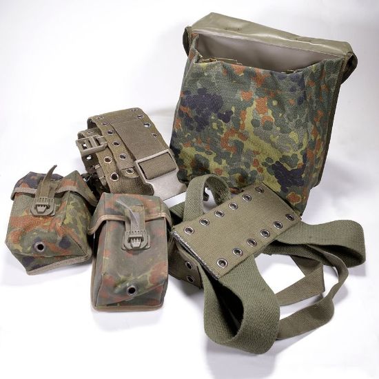 Picture of GERMAN ARMY LOAD BEARING WEB GEAR WITH DUAL MAG POUCHES