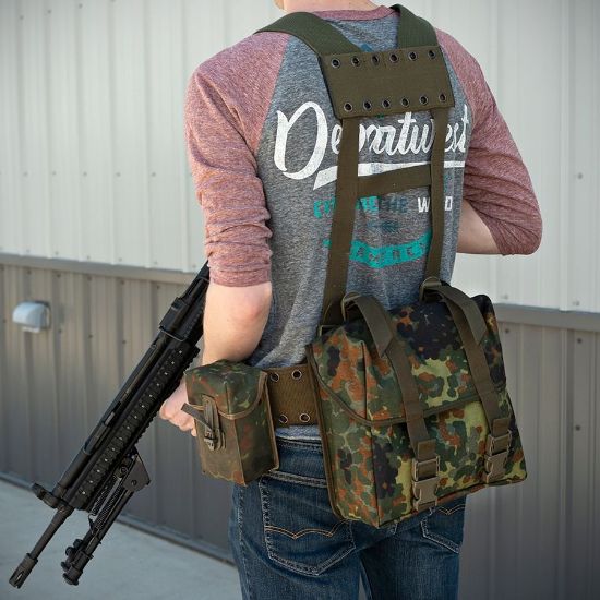 Picture of GERMAN ARMY LOAD BEARING WEB GEAR WITH DUAL MAG POUCHES