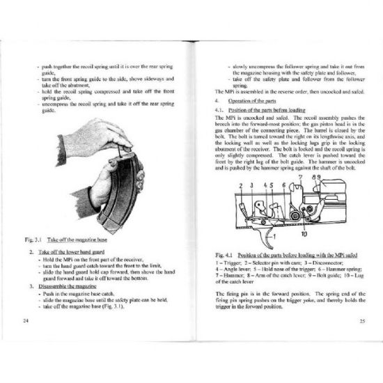 Picture of AK47 7.62MM OPERATOR MANUAL
