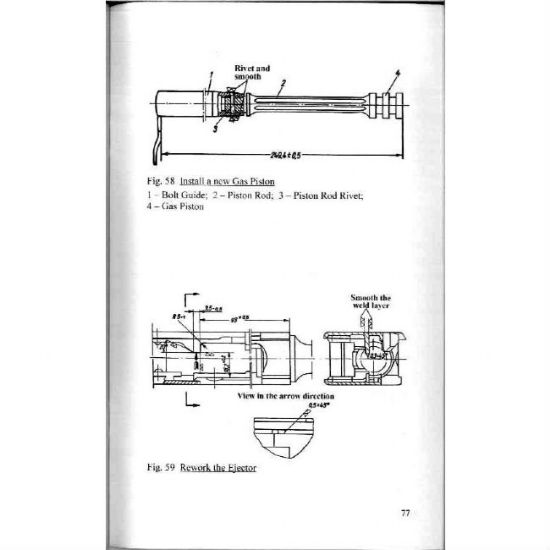 Picture of AK47 REPAIR MANUAL, DDR EAST GERMAN ISSUE IN ENGLISH