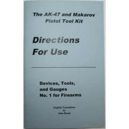 Picture of AK47 AND MAKAROV TOOL KIT MANUAL, DDR EAST GERMAN ISSUE