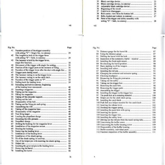 Picture of G3 DEPOT REPAIR MANUAL, BUNDESWEHR ISSUE TDv 1005/005-14, IN ENGLISH