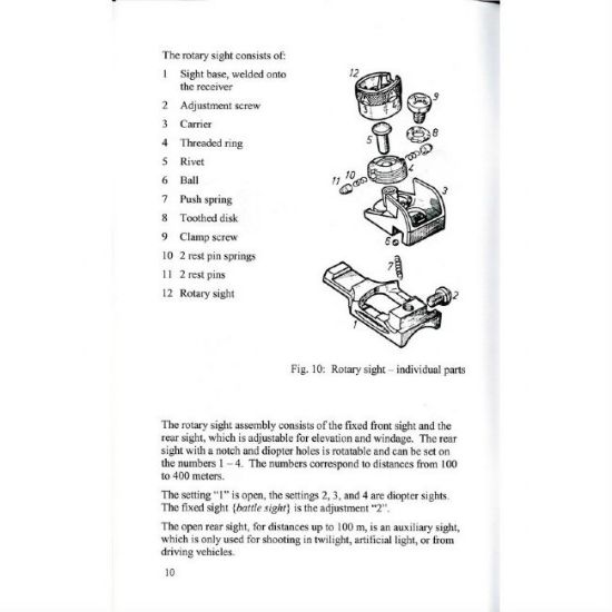 Picture of G3 DEPOT REPAIR MANUAL, BUNDESWEHR ISSUE TDv 1005/005-14, IN ENGLISH