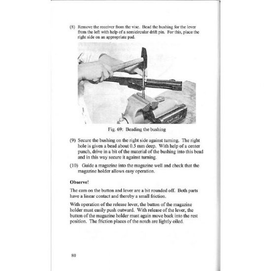 Picture of G3 DEPOT REPAIR MANUAL, BUNDESWEHR ISSUE TDv 1005/005-14, IN ENGLISH