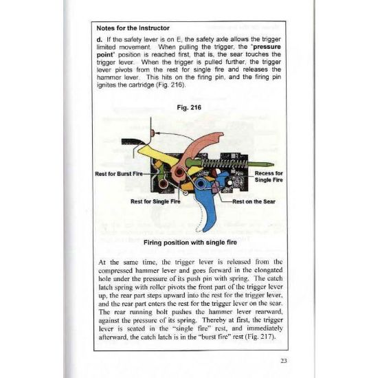 Picture of G3 OPERATOR MANUAL, BUNDESWEHR ZDv 3/13 ISSUE, IN ENGLISH