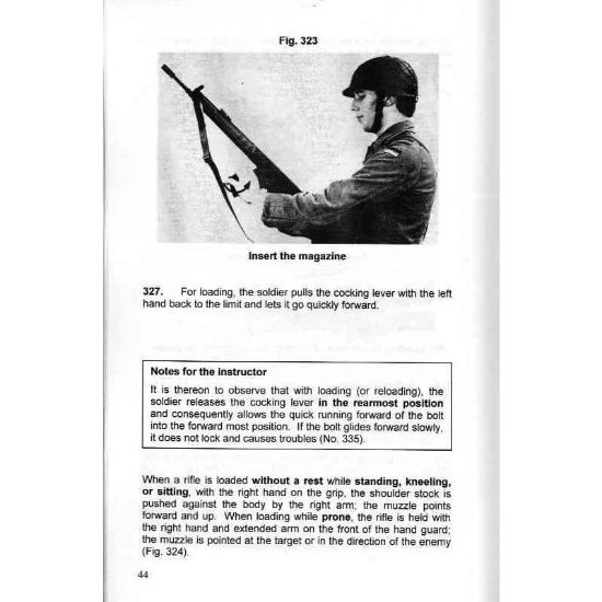 Picture of G3 OPERATOR MANUAL, BUNDESWEHR ZDv 3/13 ISSUE, IN ENGLISH