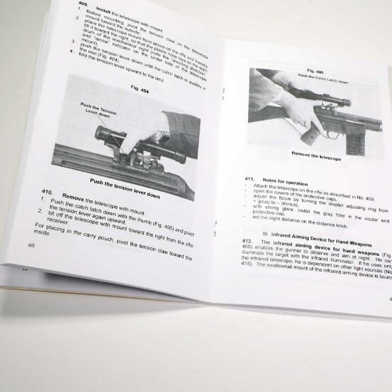 Picture of G3 OPERATOR MANUAL, BUNDESWEHR ZDv 3/13 ISSUE, IN ENGLISH