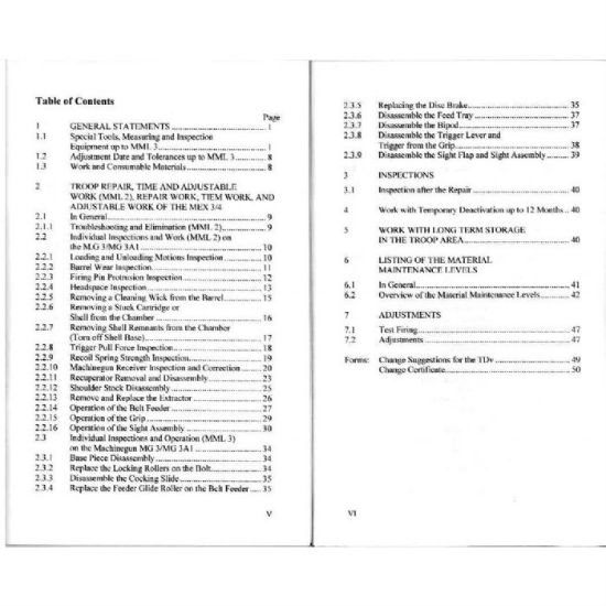 Picture of MG3 REPAIR MANUAL