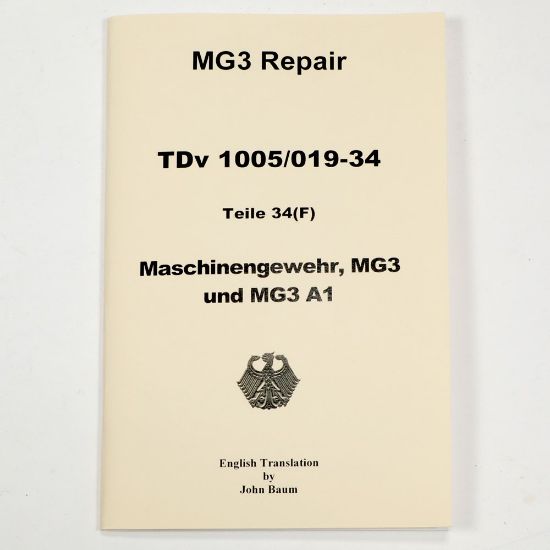 Picture of MG3 REPAIR MANUAL