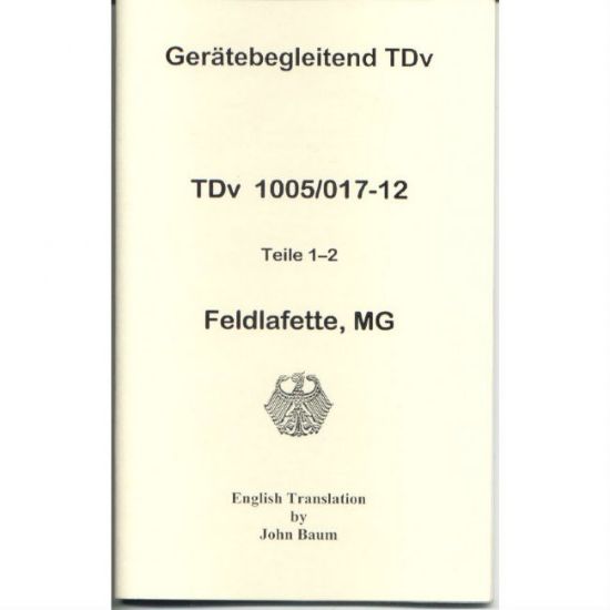 Picture of MG3 LAFETTE TRIPOD MANUAL