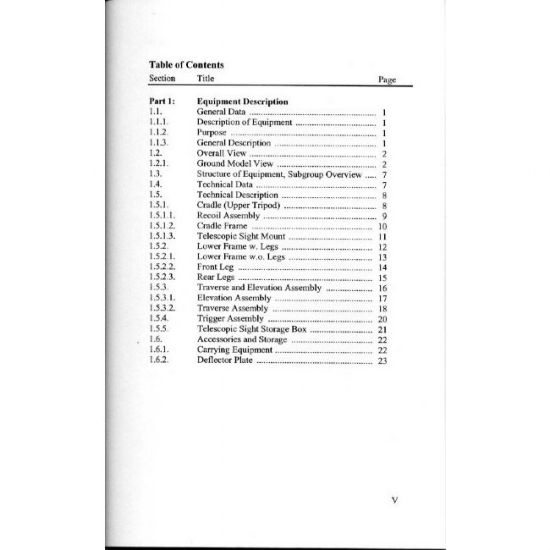 Picture of MG3 LAFETTE TRIPOD MANUAL