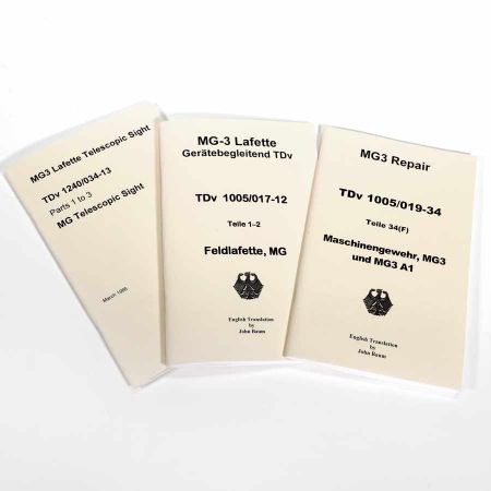 Picture of MG3 MANUAL 3-BOOK SET, ENGLISH TRANSLATION