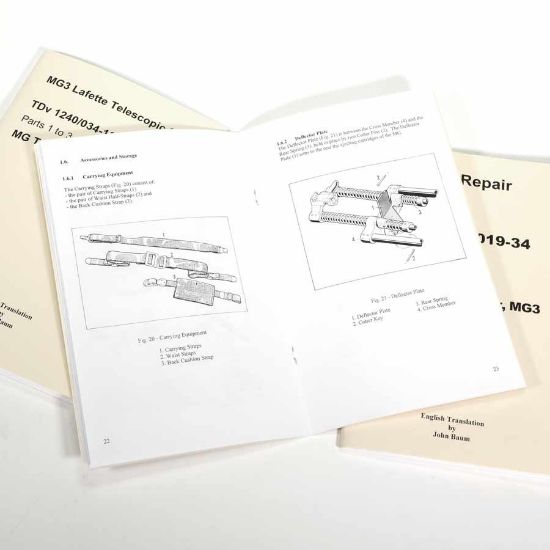 Picture of MG3 MANUAL 3-BOOK SET, ENGLISH TRANSLATION