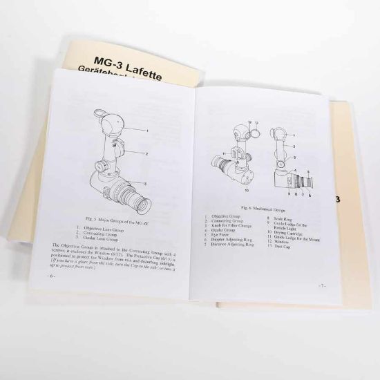 Picture of MG3 MANUAL 3-BOOK SET, ENGLISH TRANSLATION