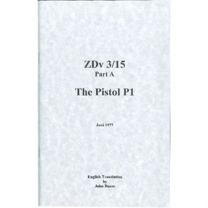 Picture of P1 OPERATOR MANUAL, ENGLISH