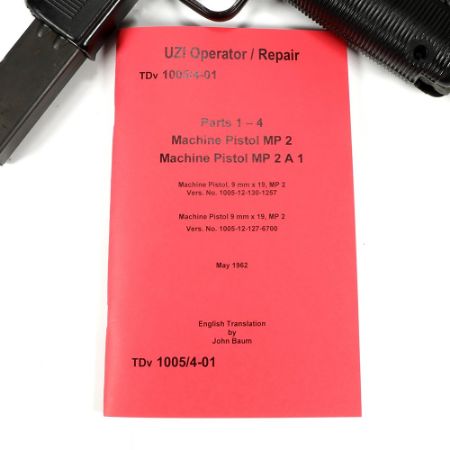 Picture of UZI OPERATOR MANUAL, GERMAN ARMY ISSUE IN ENGLISH