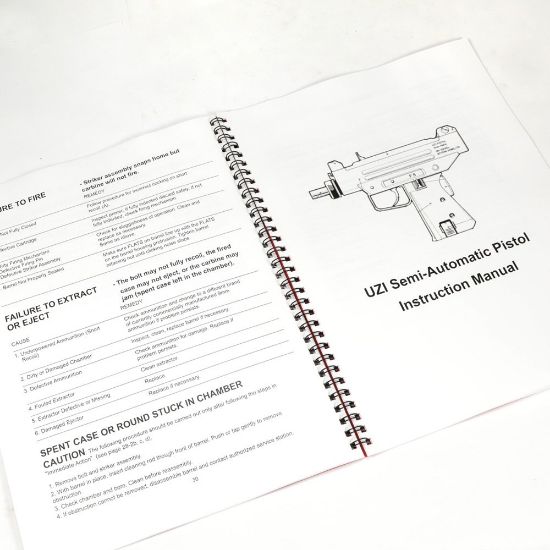Picture of UZI SEMI AUTO MANUALS, CARBINE & PISTOLS