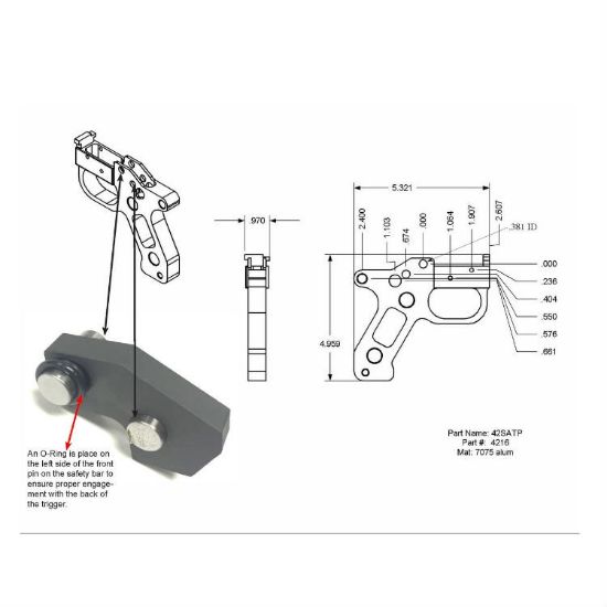 Picture of MG42 M53 SEMI-AUTO GRIP STICK COMPLETE