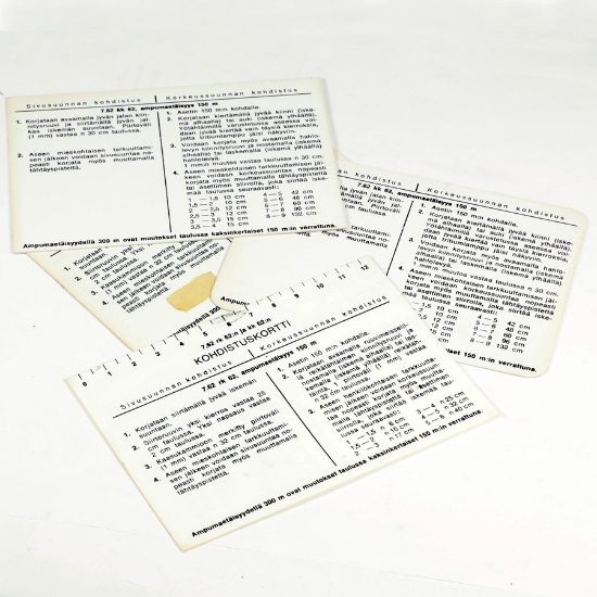 Picture of VALMET SIGHT CARDS