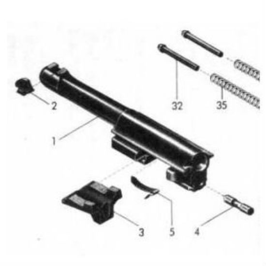 Picture of WALTHER P1 LOCKING BLOCK RETAINER SPRING