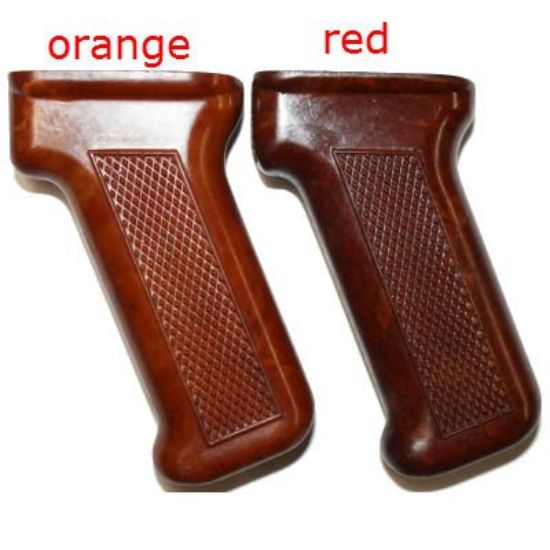 Picture of ORANGE POLISH BAKELITE AK PISTOL GRIP