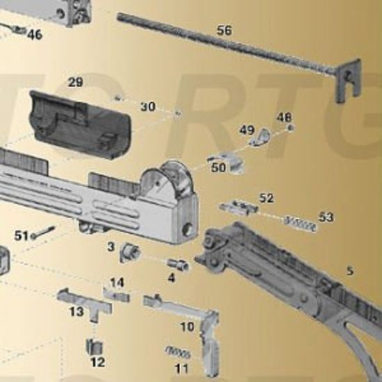 Picture of UZI NUT FOR REAR SIGHT