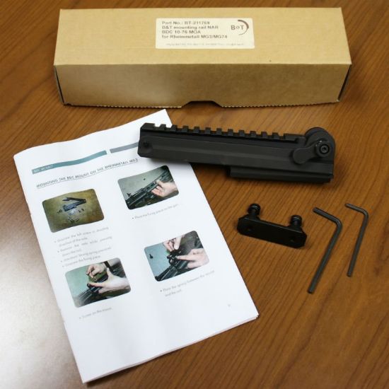Picture of B&T PICATINNY RAIL FOR MG3 MG74, MOUNTS TO BARREL SHROUD