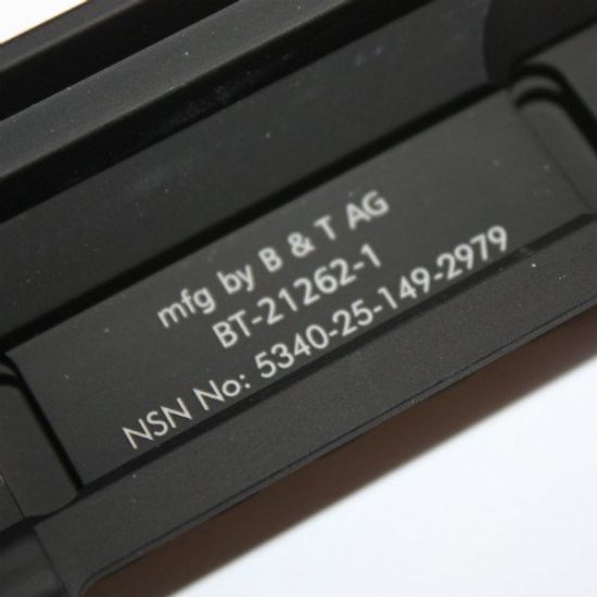 B&T Universal Low Profile Scope Mount for MP5 HK33 G3, 840225703016, BT-21262-1, RTG Parts