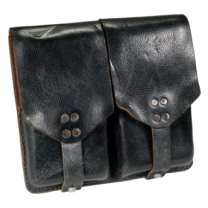 Picture of FAL LEATHER DUAL MAG POUCH, AUSTRIAN G-VG