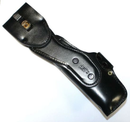 Picture of WALTHER P5 SIG P6 LEATHER POLICE 1" DROP DOWN HOLSTER