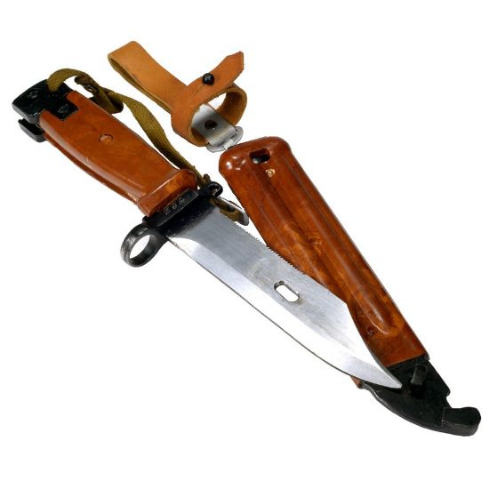 Picture of RUSSIAN TYPE-2 AKM AK74 BAKELITE BAYONET, TULA