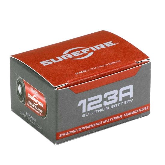Picture of SUREFIRE CR123A LITHIUM BATTERIES, BOX OF 12