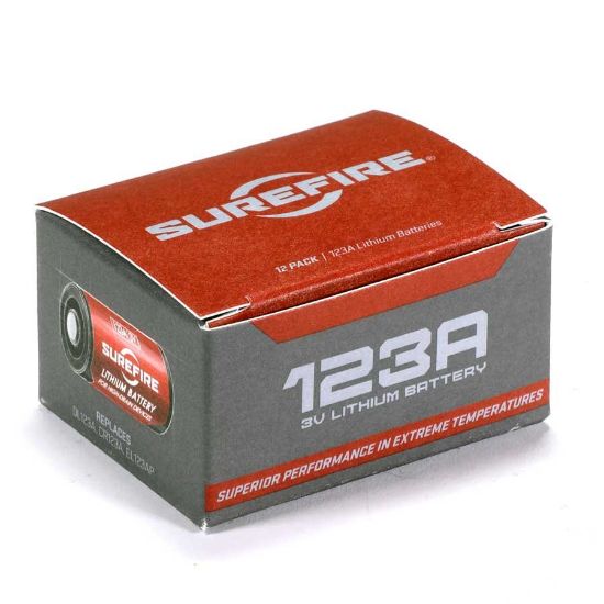 Picture of SUREFIRE CR123A LITHIUM BATTERIES, BOX OF 12