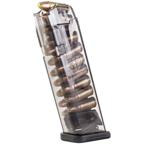 Picture of ETS GLOCK 17 CLEAR 9MM 17RD MAGAZINE, MODEL 17 19 26 34