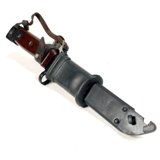 Picture of POLISH TYPE-2 AKM AK74 TANTAL BAKELITE BAYONET, RADOM