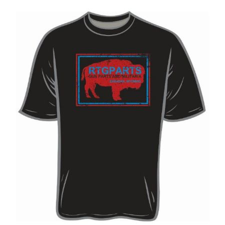 Picture of RTG PARTS T-SHIRT, BLACK, SMALL