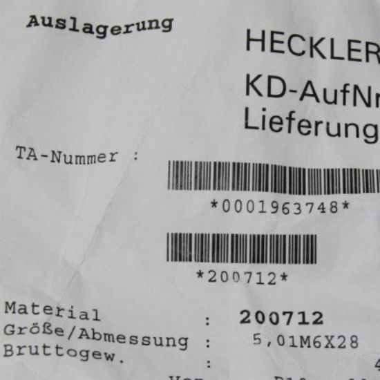 Picture of HK BARREL PIN NEW, .01MM OVERSIZED, GERMAN