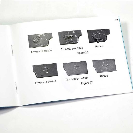 Picture of G3 MANUAL, GERMAN PRINTING, IN FRENCH