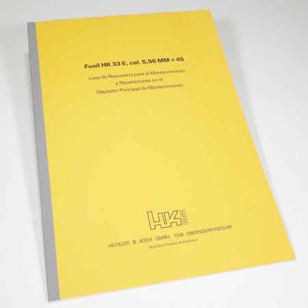 Picture of HK33 SPARE PARTS CATALOG, SPANISH