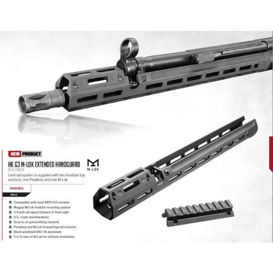 Picture of HK93 G3K EXTENDED LENGTH M-LOK HANDGUARD NEW