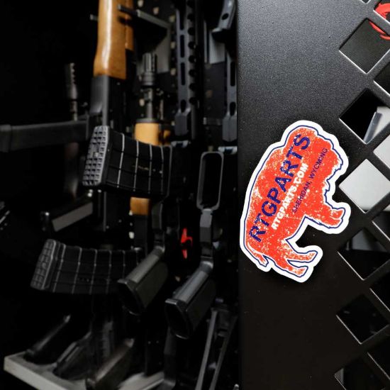 Picture of RTG PARTS STICKER, WYOMING BUFFALO RED